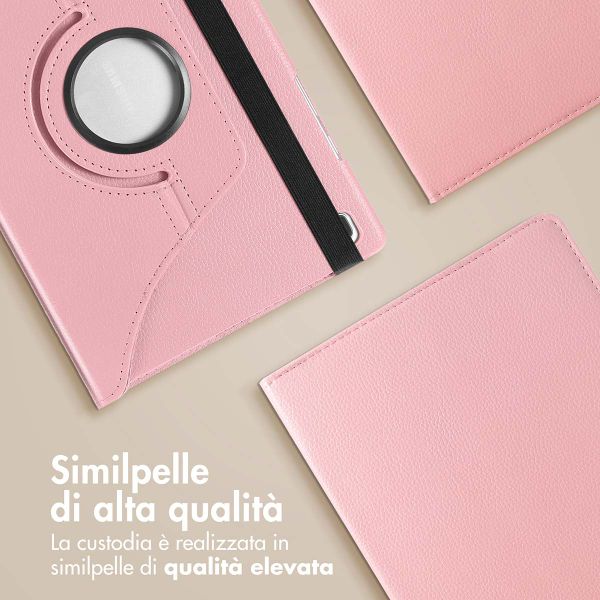 imoshion Cover Girevole a 360° Samsung Galaxy Tab A9 8.7 pollici - Rosa