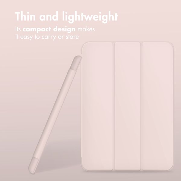Accezz Cover a libro in silicone Smart Samsung Galaxy Tab A9 Plus - Rosa