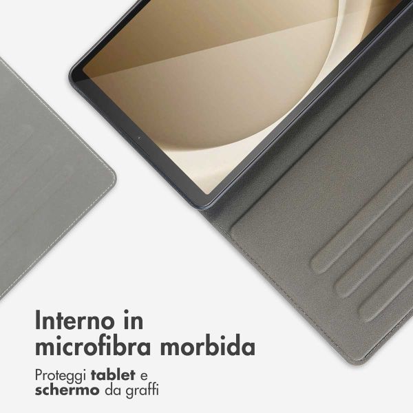 Accezz Cover Tablet Classica Samsung Galaxy Tab A9 8.7 pollici - Blu scuro
