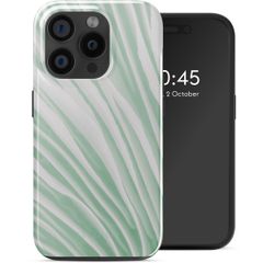 Selencia Cover posteriore Vivid con MagSafe Apple iPhone 15 Pro - Nature Grayed Jade