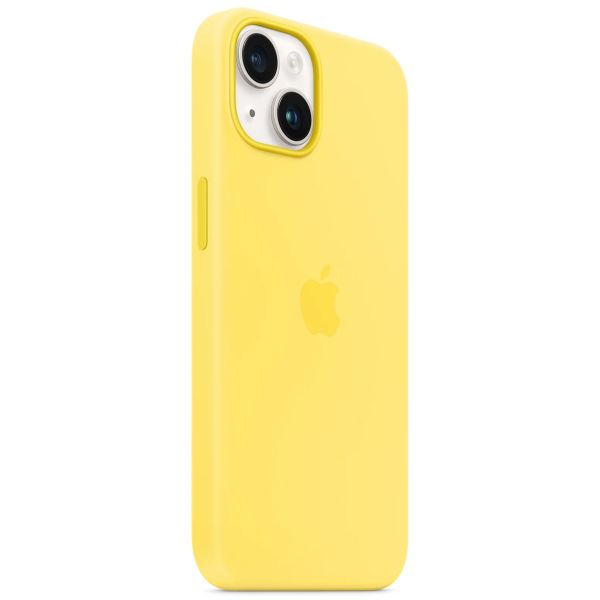 Apple Cover Posteriore in Silicone con MagSafe Apple iPhone 14 - Canary Yellow