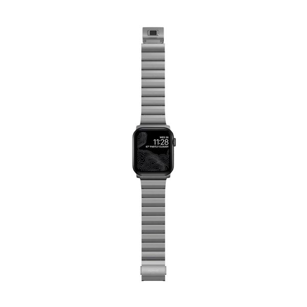 Nomad Cinturino a maglie in titanio Apple Watch | 44/45/46/49 mm - Argento