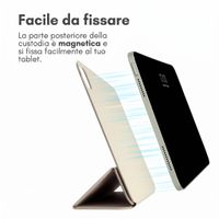 imoshion Custodia Magnetica a Libro Apple iPad Pro 13 (2025) M5 / (2024) M4 - Beige