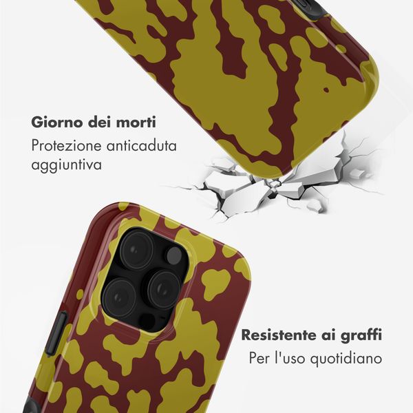 Selencia Cover posteriore Vivid con MagSafe Apple iPhone 16 Pro - Moo'd Olive Dust