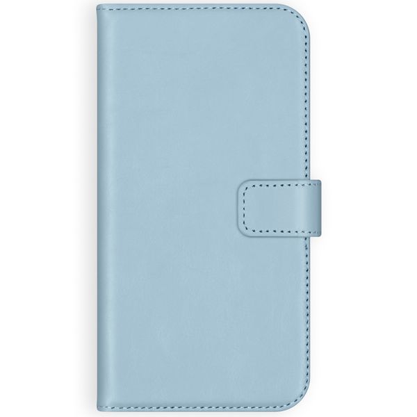 Selencia Cover a libro in vera pelle Apple iPhone 11 - Air Blue