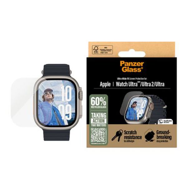PanzerGlass Pellicola protettiva Apple Watch Ultra (2) - 49 mm - Ultra Wide Fit
