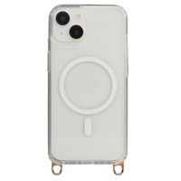 Selencia Cover posteriore Rivièra MagSafe con gancini rimovibili Apple iPhone 14 / 13 - Trasparente