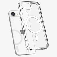Spigen Cover Posteriore Ultra Ibrida con MagSafe Apple iPhone 17e / 16e - Clear / White