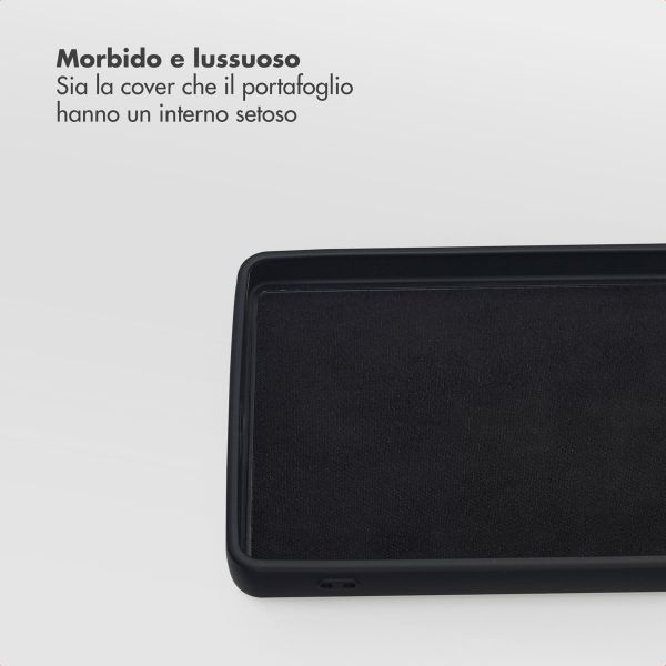 Selencia Libreria rimovibile Olyn con MagSafe Samsung Galaxy S24 Ultra - Nero