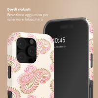 Selencia Cover posteriore Vivid con MagSafe Apple iPhone 16 Pro - Paisley Blush