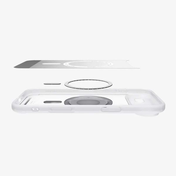 Spigen Cover Posteriore Ultra Ibrida con MagSafe Apple iPhone Air - Classic Silver