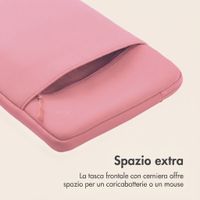 imoshion Custodia per laptop con tasca 15-16 pollici - Candy Pink