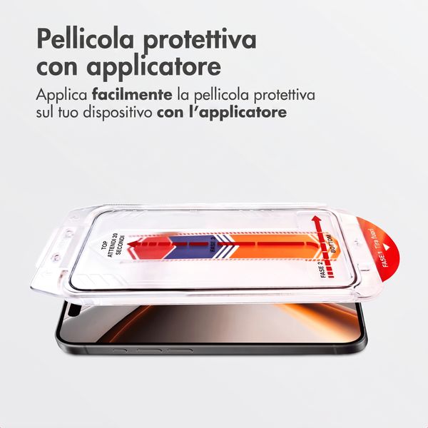 Accezz Vetro temperato + Applicatore Apple iPhone Duo