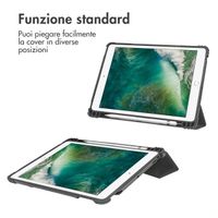 Accezz Libreria a tre ante robusta Apple iPad 6 (2018) 9.7 pollici / iPad 5 (2017) 9.7 pollici / Air 2 (2014)/Air 1 (2013) - Nero