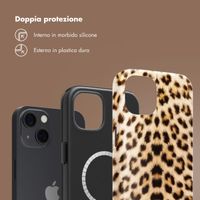 Selencia Cover posteriore Vivid con MagSafe Apple iPhone 13 - Wild Leo