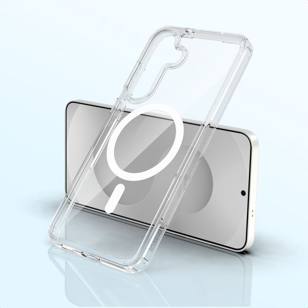 Accezz Cover posteriore Xtreme Impact con MagSafe Samsung Galaxy S25 FE - Trasparente