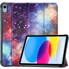 imoshion Cover Trifold Design Apple iPad 11 (2025) 11 pollici A16 / iPad 10 (2022) 10.9 pollici - Space