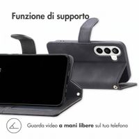 imoshion Cover a libro con Cordino Samsung Galaxy A27 (5G) - Nero
