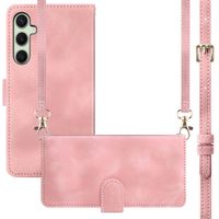 imoshion Cover a libro con Cordino Samsung Galaxy S25 Plus - Rosa