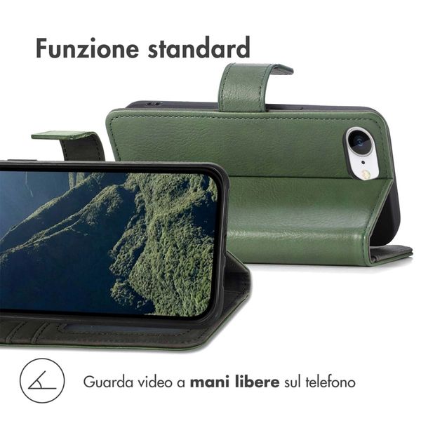 imoshion Cover a libro di Lusso Apple iPhone 17e / 16e - Verde