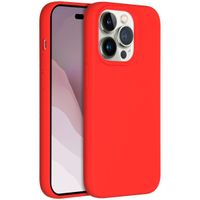Accezz Cover in silicone liquido con MagSafe Apple iPhone 14 Pro - Rosso