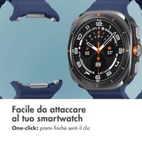 imoshion Cinturino Ocean in silicone Samsung Galaxy Watch Ultra (2024/2025) - Midnight Blue