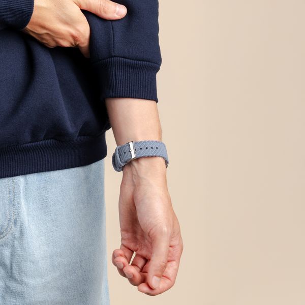 imoshion Cinturino in velluto a coste Apple Watch | 38/40/41/42 mm - Azzurro