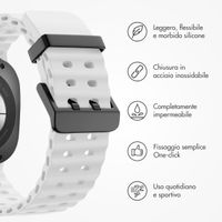 imoshion Cinturino Ocean in silicone Samsung Galaxy Watch Ultra (2024/2025) - Bianco