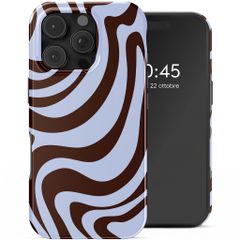 Selencia Cover Posteriore Vivid Apple iPhone 16 Pro - Dream Swirl Chocolate