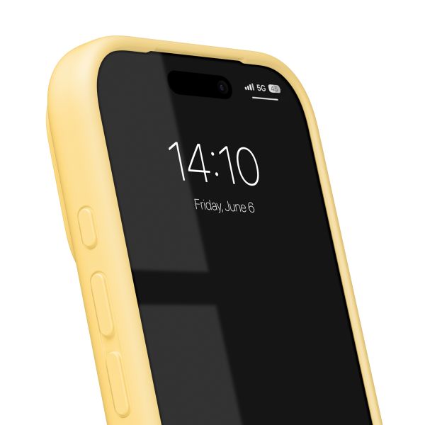 iDeal of Sweden Cover in silicone con MagSafe Apple iPhone 17 Pro - Soft Lemon
