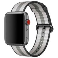 Apple Cinturino in nylon intrecciato Apple Watch | 44/45/46/49 mm - Black Stripe