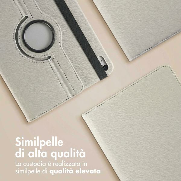 imoshion Cover Girevole a 360° Apple iPad 11 (2025) 11 pollici A16 / iPad 10 (2022) 10.9 pollici - Grigio