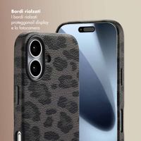 Selencia Cover Sabi Stampa pantera con MagSafe Apple iPhone 17 - Midnight Black