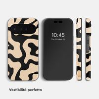 Selencia Cover posteriore Vivid con MagSafe Google Pixel 11 - Art Wave Black