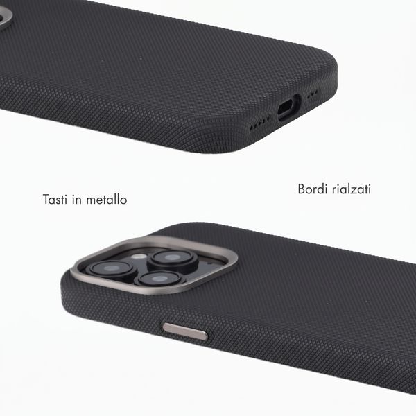Accezz Cover Mesh con MagSafe Apple iPhone 15 Pro - Nero