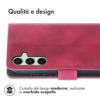 imoshion Cover a libro con Cordino Samsung Galaxy S25 Plus - Rosso
