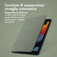 Accezz Cover Tablet Classica Apple iPad 9 (2021) 10.2 pollici / iPad 8 (2020) 10.2 pollici / iPad 7 (2019) 10.2 pollici - Verde