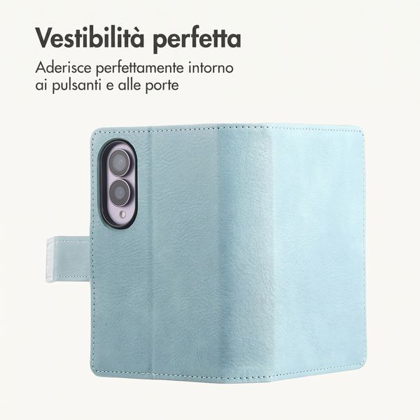 imoshion Cover a libro di Lusso Samsung Galaxy Z Fold 8 - Azzurro