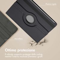 imoshion Cover Girevole a 360° Samsung Galaxy Tab S9 11.0 pollici / S10 Lite / S10 FE / S9 FE 10.9 pollici - Nero
