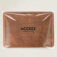 Accezz Cover in pelle per Apple MacBook 14 pollici - Laptopsleeve - Cognac