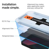 Spigen Vetro temperato privacy GLAStR EZ Fit + Applicatore - confezione da 2 Apple iPhone 13 / 13 Pro