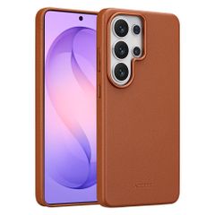 Accezz Cover in Pelle con MagSafe Samsung Galaxy S26 Ultra - Sienna Brown