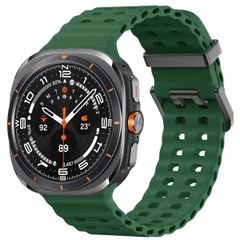 imoshion Cinturino Ocean in silicone Samsung Galaxy Watch Ultra (2024/2025) - Verde scuro