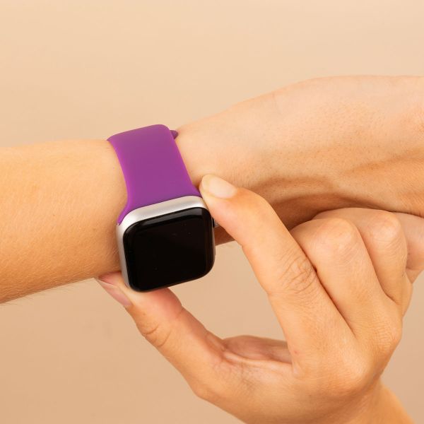 imoshion Cinturino in silicone⁺ Apple Watch | 38/40/41/42 mm - Taglia S/M - Purple