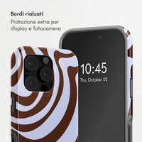 Selencia Cover posteriore Vivid con MagSafe Apple iPhone 16 Pro - Dream Swirl Chocolate