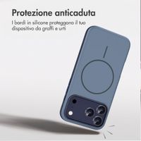 imoshion Cover posteriore Color con Thin MagSafe Ring Apple iPhone 18 Pro / 17 Pro - Blu scuro