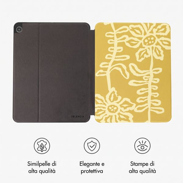 Selencia Cover per tablet Vivid Samsung Galaxy Tab A11 Plus / A9 Plus - Chalky Bloom