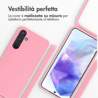 imoshion Cover in Silicone con Cordino Samsung Galaxy A55 - Rosa