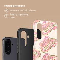 Selencia Cover Posteriore Vivid Samsung Galaxy A36 / A56 - Paisley Blush