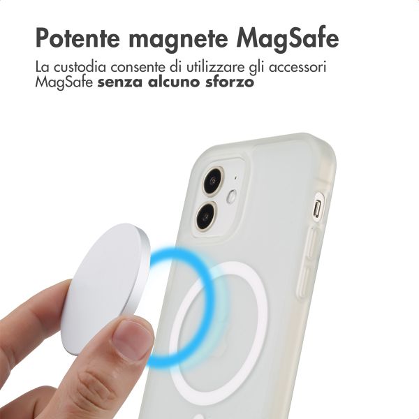 imoshion Cover posteriore Color Guard con MagSafe Apple iPhone 12 (Pro) - Bianco